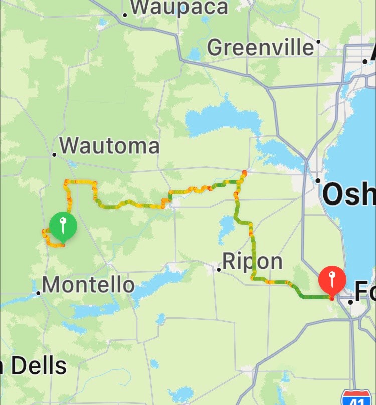 1. 01.Oct.2023 80 miles