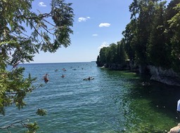 Cave Point Kayakers